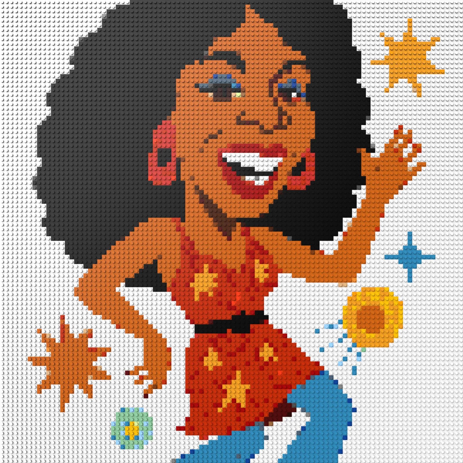 100*100studs, 80*80cm, 31,5*31,5inch
