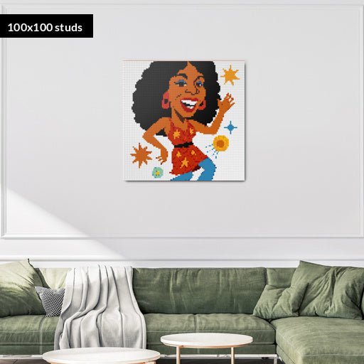 100*100studs, 80*80cm, 31,5*31,5inch