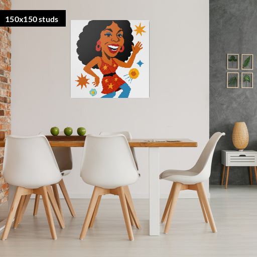 150*150studs, 120*120cm, 47,25*47,25inch
