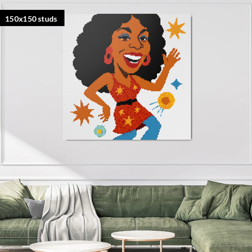 150*150studs, 120*120cm, 47,25*47,25inch