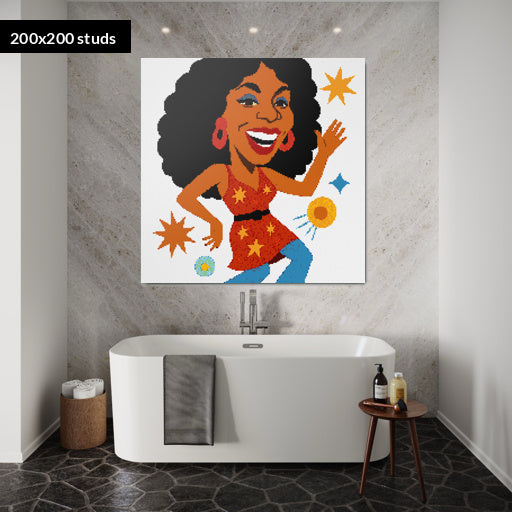 200*200studs, 160*160cm, 63*63inch