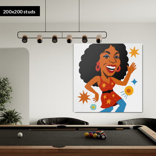 200*200studs, 160*160cm, 63*63inch