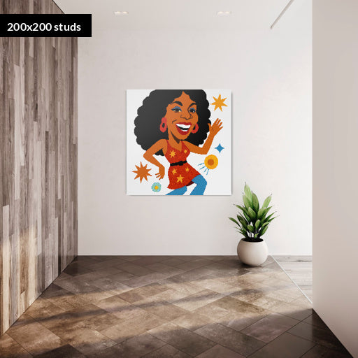 200*200studs, 160*160cm, 63*63inch