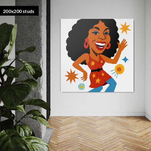 200*200studs, 160*160cm, 63*63inch