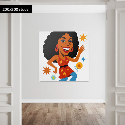 200*200studs, 160*160cm, 63*63inch