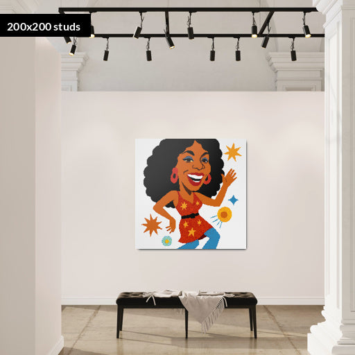 200*200studs, 160*160cm, 63*63inch