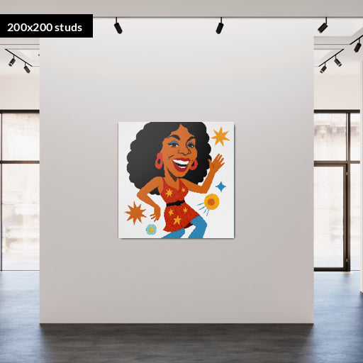 200*200studs, 160*160cm, 63*63inch