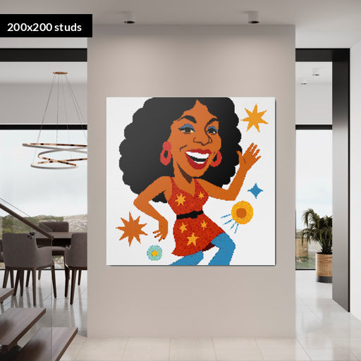 200*200studs, 160*160cm, 63*63inch