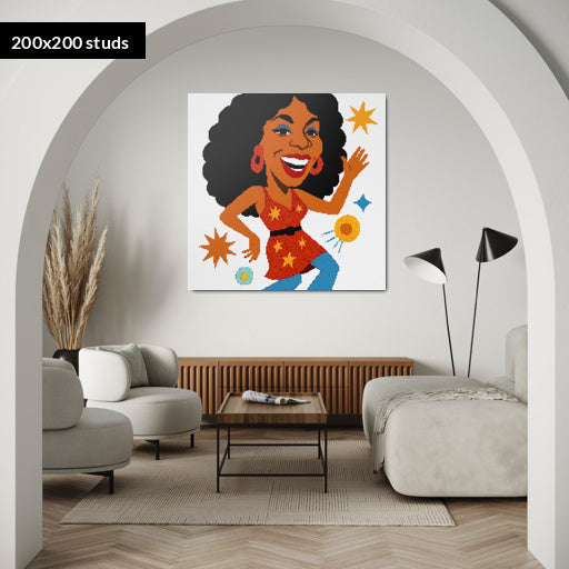 200*200studs, 160*160cm, 63*63inch