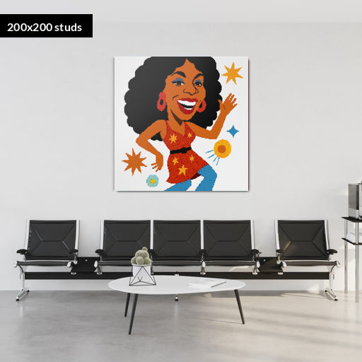 200*200studs, 160*160cm, 63*63inch