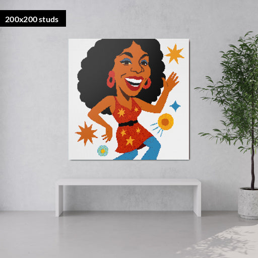 200*200studs, 160*160cm, 63*63inch