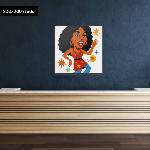 200*200studs, 160*160cm, 63*63inch