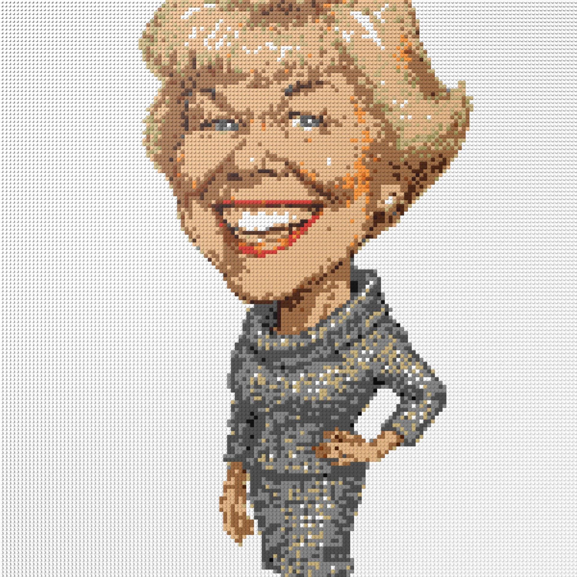 150*150studs, 120*120cm, 47,25*47,25inch