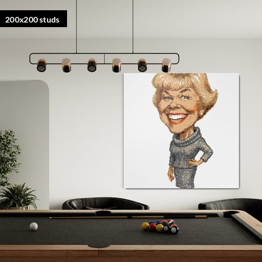 200*200studs, 160*160cm, 63*63inch