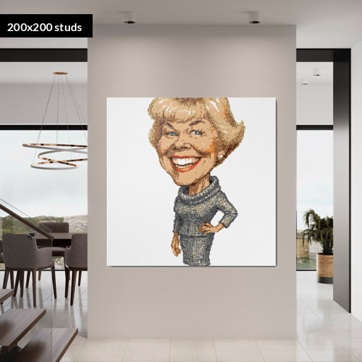 200*200studs, 160*160cm, 63*63inch