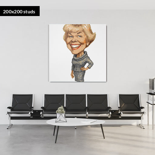 200*200studs, 160*160cm, 63*63inch