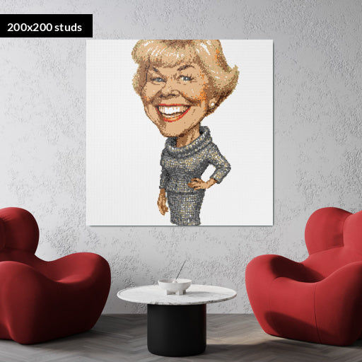 200*200studs, 160*160cm, 63*63inch