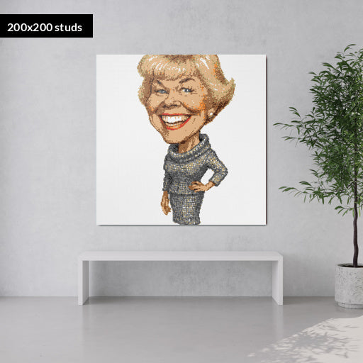 200*200studs, 160*160cm, 63*63inch