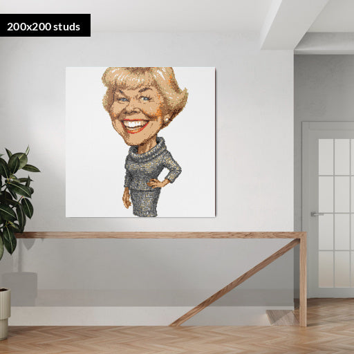 200*200studs, 160*160cm, 63*63inch