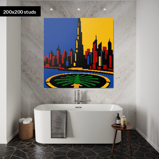 200*200studs, 160*160cm, 63*63inch