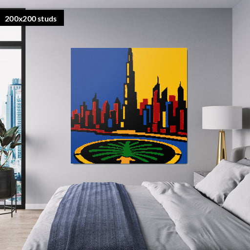 200*200studs, 160*160cm, 63*63inch