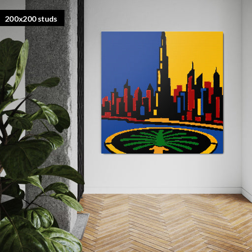 200*200studs, 160*160cm, 63*63inch