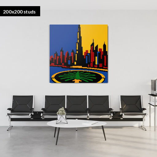 200*200studs, 160*160cm, 63*63inch