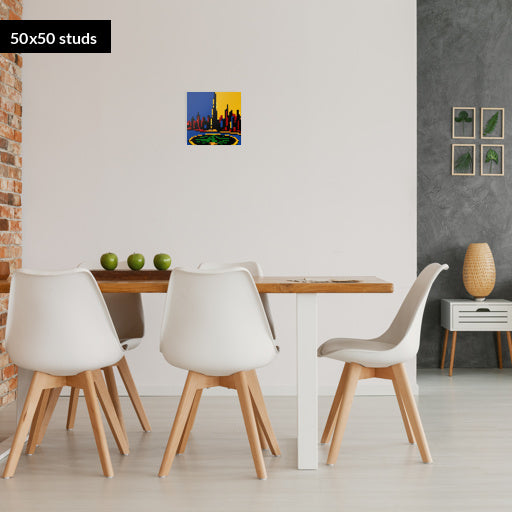 50*50studs, 40*40cm, 15,75*15,75inch