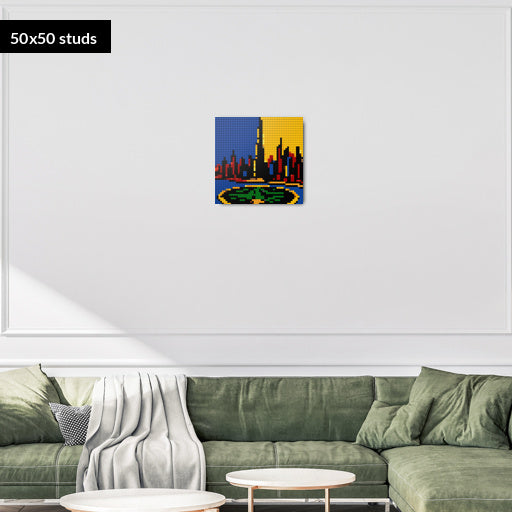 50*50studs, 40*40cm, 15,75*15,75inch