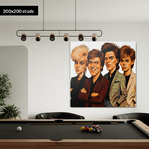 200*200studs, 160*160cm, 63*63inch