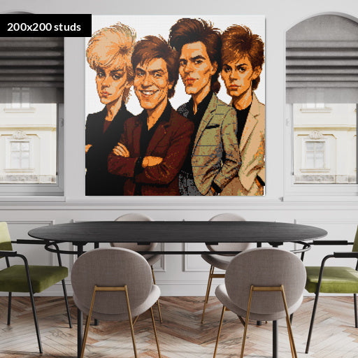 200*200studs, 160*160cm, 63*63inch