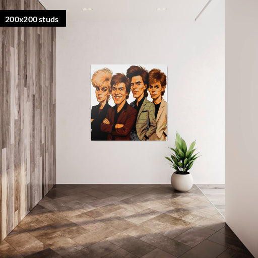 200*200studs, 160*160cm, 63*63inch