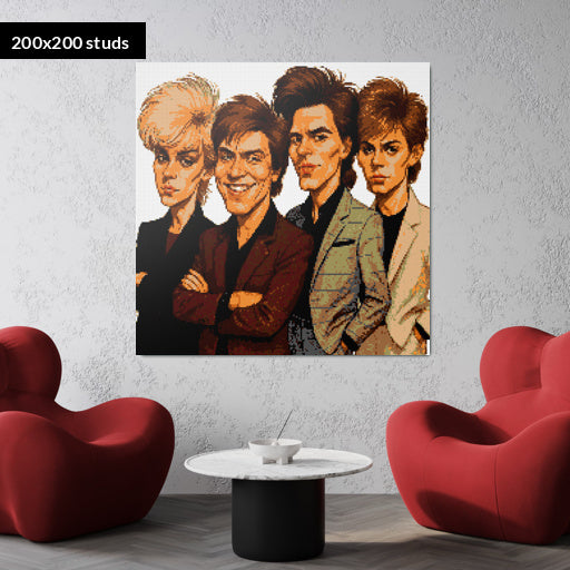 200*200studs, 160*160cm, 63*63inch