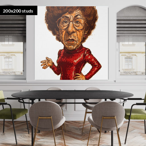 200*200studs, 160*160cm, 63*63inch