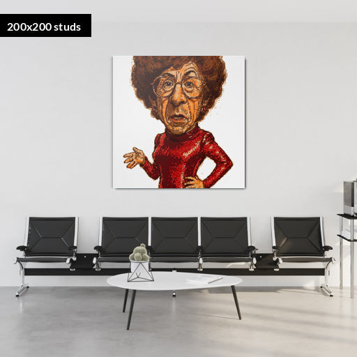 200*200studs, 160*160cm, 63*63inch