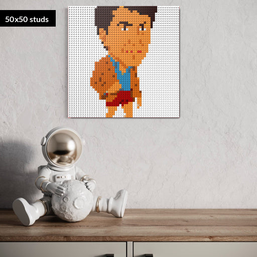 50*50studs, 40*40cm, 15,75*15,75inch