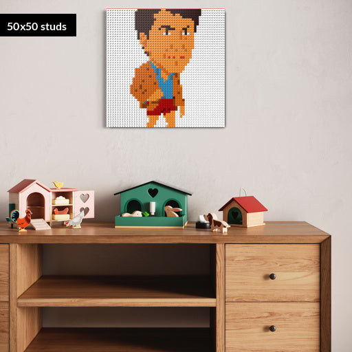 50*50studs, 40*40cm, 15,75*15,75inch