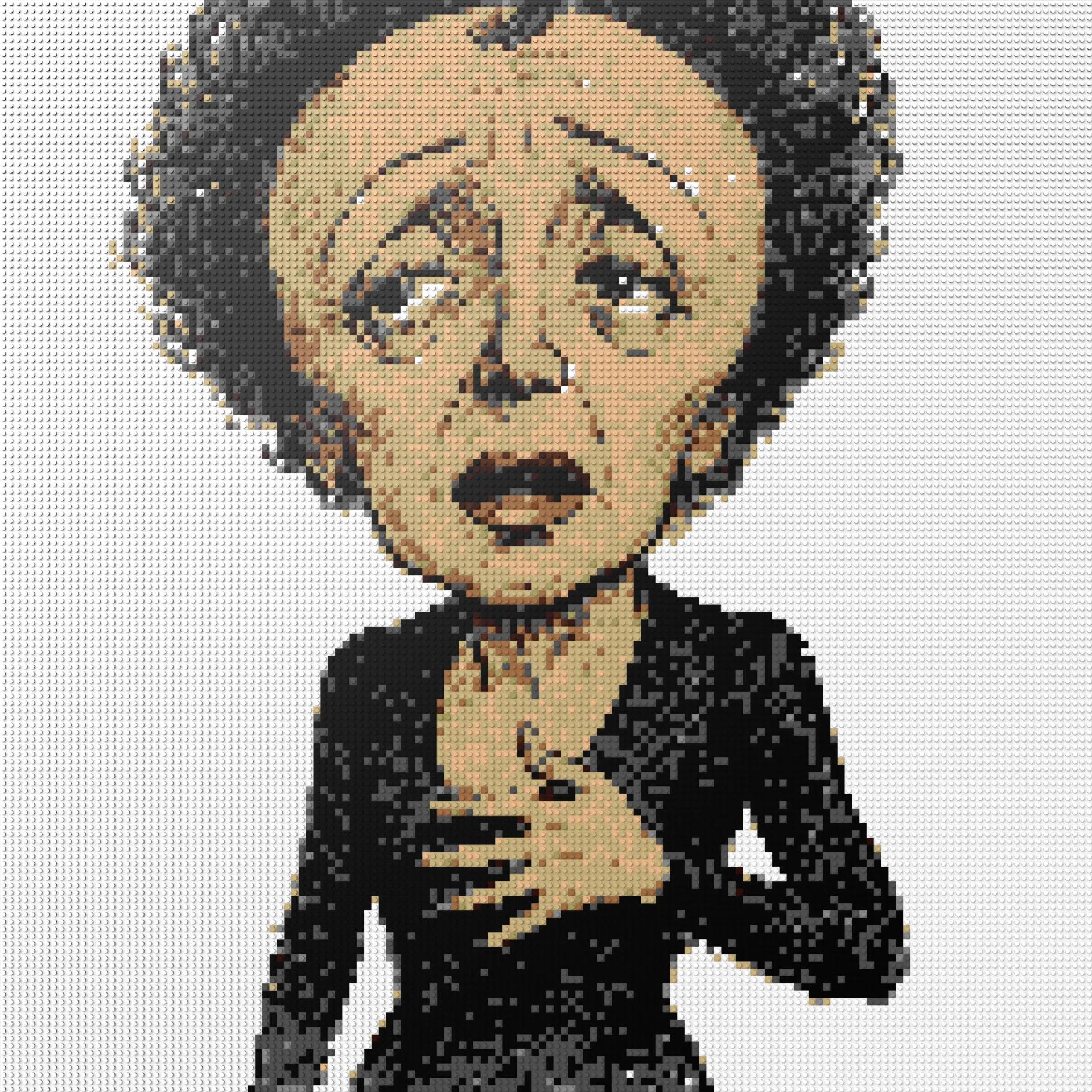 150*150studs, 120*120cm, 47,25*47,25inch