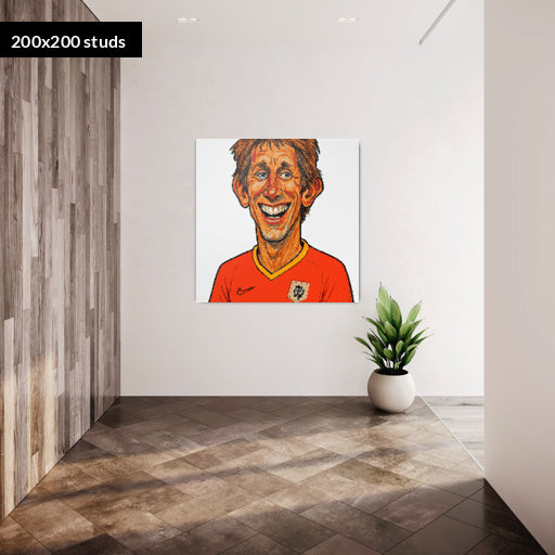 200*200studs, 160*160cm, 63*63inch