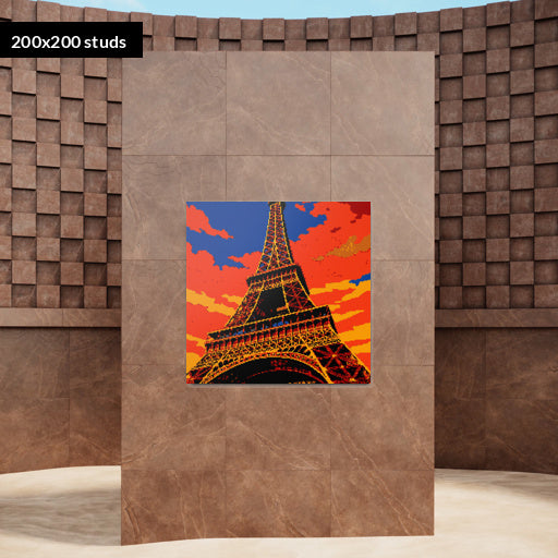 200*200studs, 160*160cm, 63*63inch