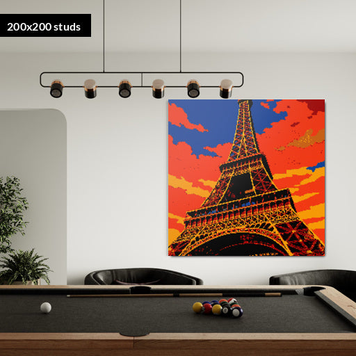 200*200studs, 160*160cm, 63*63inch