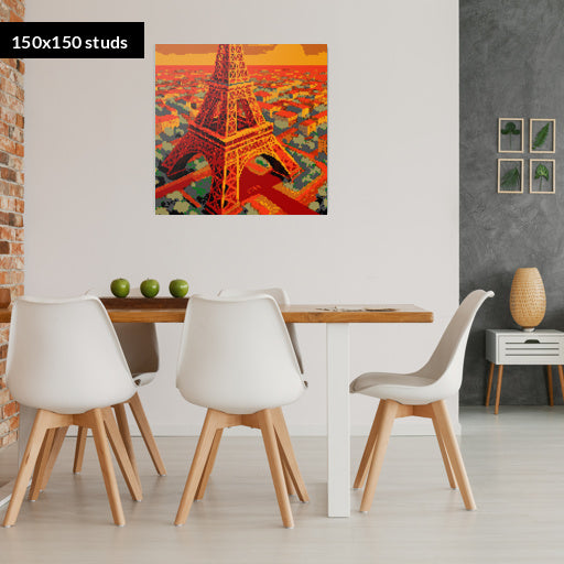 150*150studs, 120*120cm, 47,25*47,25inch