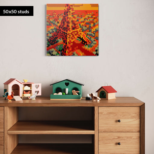 50*50studs, 40*40cm, 15,75*15,75inch