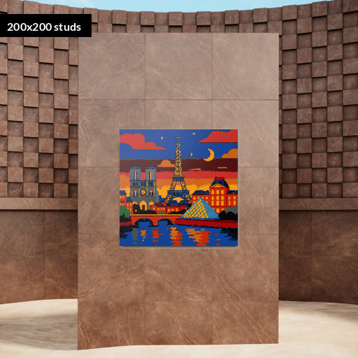 200*200studs, 160*160cm, 63*63inch