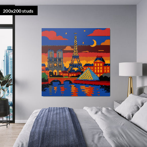 200*200studs, 160*160cm, 63*63inch