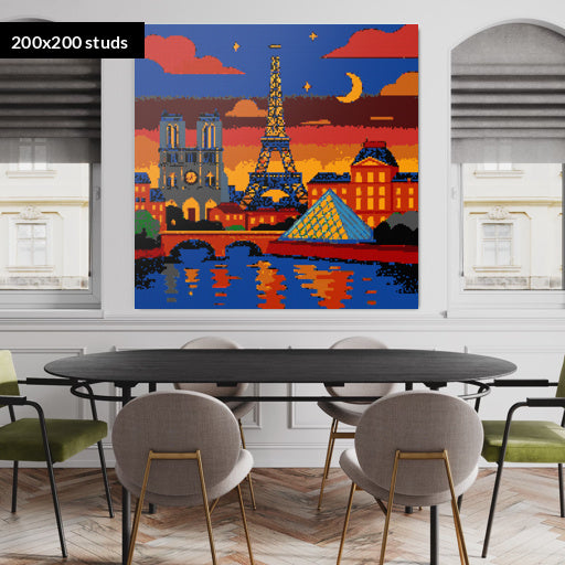 200*200studs, 160*160cm, 63*63inch