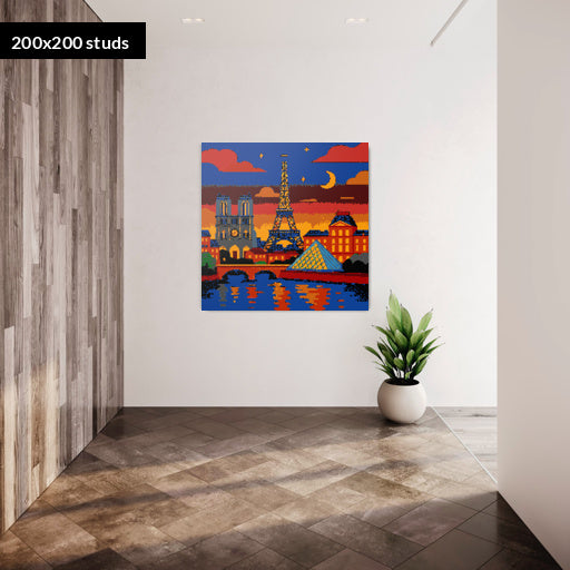 200*200studs, 160*160cm, 63*63inch