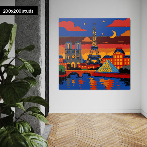 200*200studs, 160*160cm, 63*63inch