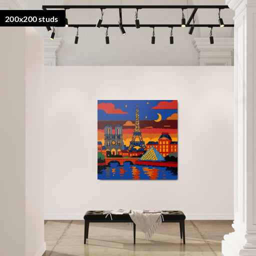 200*200studs, 160*160cm, 63*63inch
