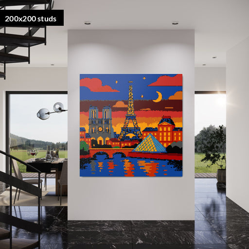200*200studs, 160*160cm, 63*63inch